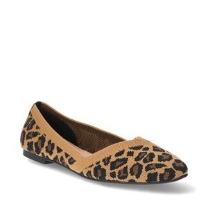 Time and Tru Tan Leopard Flats